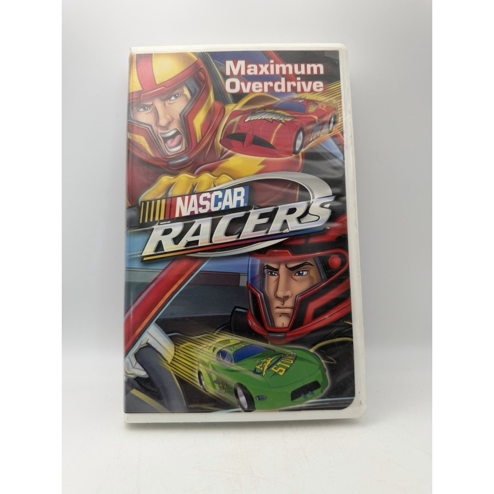 NASCAR Racers Maximum Overdrive VHS 2000 Fox Kids Video Animated Racing